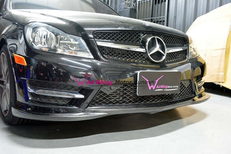 W204 (2011~) – GODHAND style Carbon Front Lip Spoiler 2